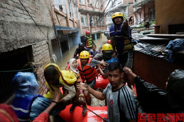 尼泊尔洪水和山体滑坡造成至少10人死亡，18人失踪